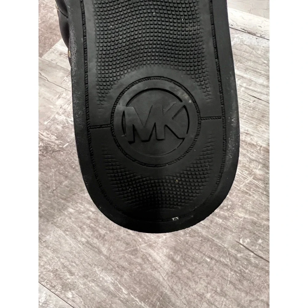 Michael Kors Urban Chain Sport Luxe High-Top Sneaker Women SZ 10M Black Quilted
